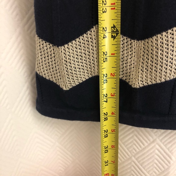 Lily Pulitzer navy and gold knit dress size Large - Picture 6 of 6